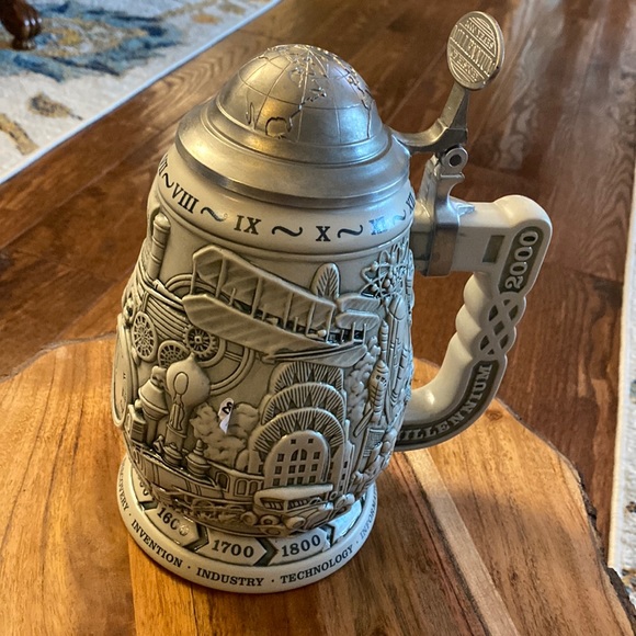Vintage MILLENNIUM embossed stein mug - Picture 6 of 16